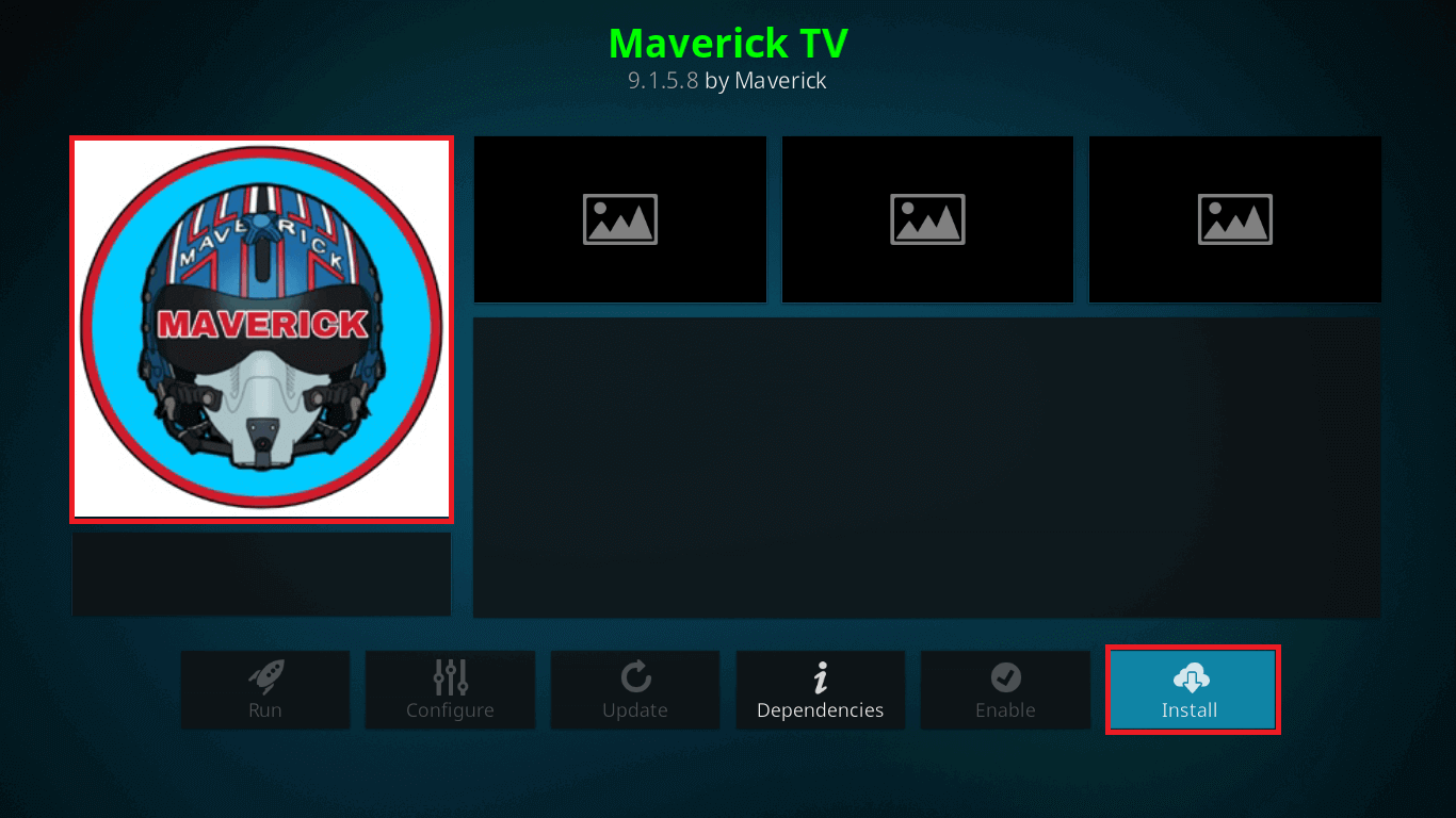 Install Maverick TV Addon