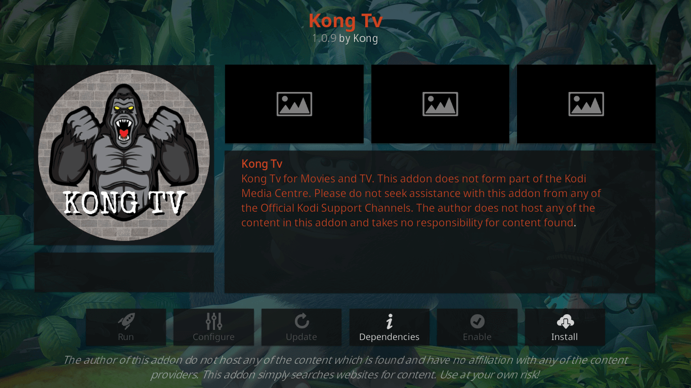 How to Install Kong TV Kodi Addon